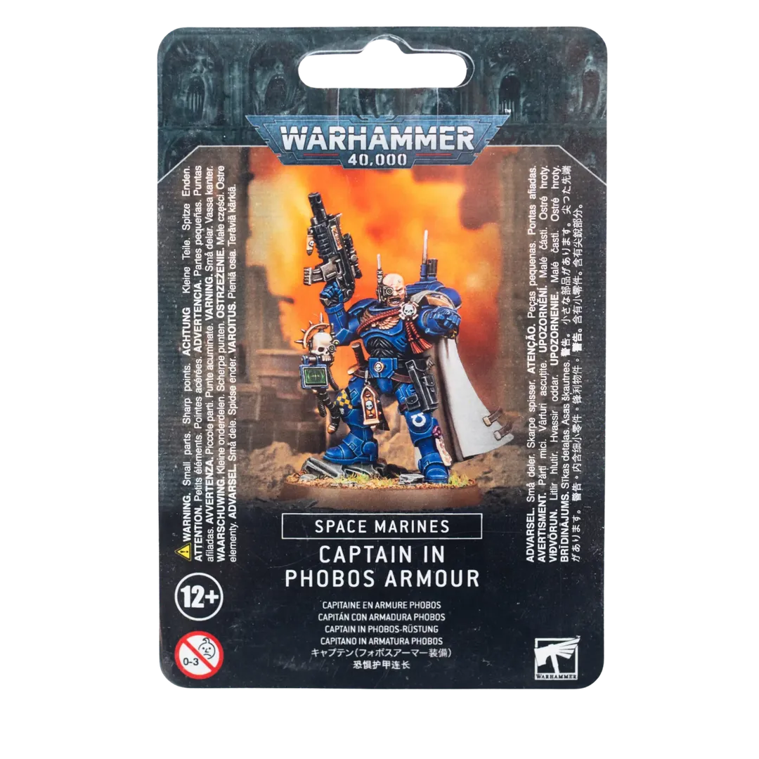 Space Marines: Captain in Phobos Armour-Games Workshop-Radaddel