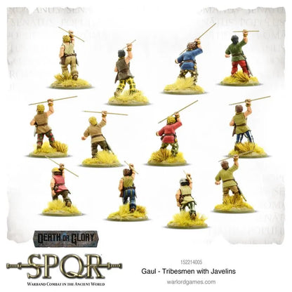 SPQR: Gaul Tribesmen with Javelins-Warlord Games-Radaddel