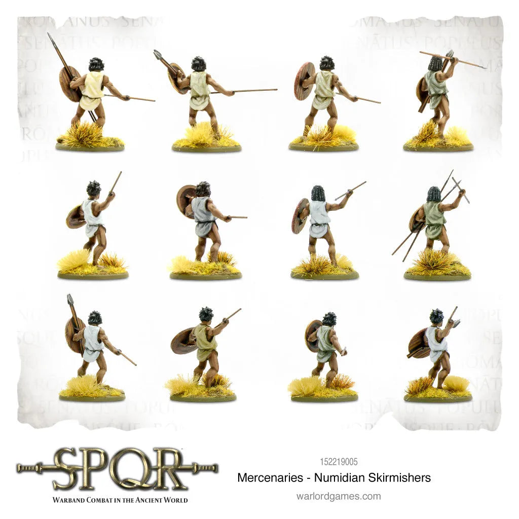 SPQR: Mercenaries Numidian Skirmishers-Warlord Games-Radaddel