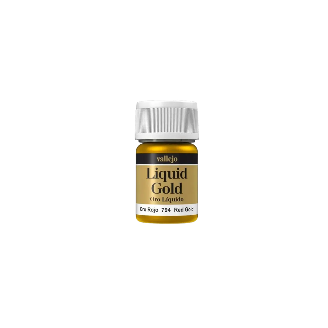 Model Color Rotgold (Red Gold) 35 ml (794)-Vallejo-Radaddel