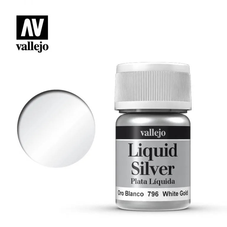 Model Color Weissgold (White Gold) 35 ml (796)-Vallejo-Radaddel