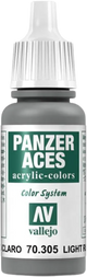 Panzer Aces 005 Light Rubber 17 ml-Vallejo-Radaddel