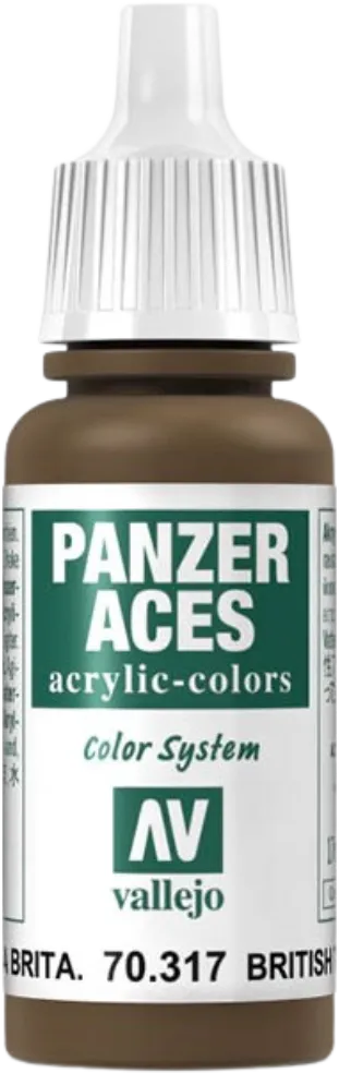 Panzer Aces 017 British Tankcrew 17 ml-Vallejo-Radaddel