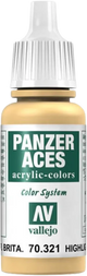 Panzer Aces 021 Highlight British Tankcrew 17 ml-Vallejo-Radaddel
