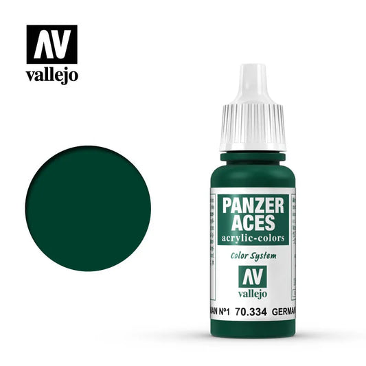 Panzer Aces 034 German Tankcrew (Feldgrau) 17 ml-Vallejo-Radaddel