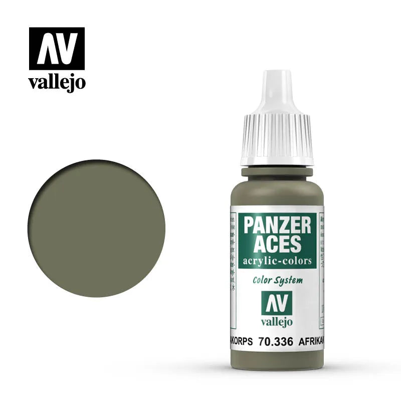 Panzer Aces 036 Afrikakorps Tankcrew 17 ml-Vallejo-Radaddel