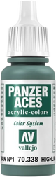 Panzer Aces 038 Highlight German I (Feldgrau) 17 ml-Vallejo-Radaddel