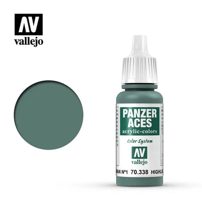 Panzer Aces 038 Highlight German I (Feldgrau) 17 ml-Vallejo-Radaddel
