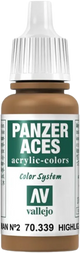 Panzer Aces 039 Highlight German II (Feldgrau) 17 ml-Vallejo-Radaddel
