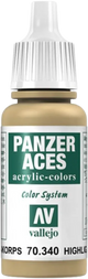 Panzer Aces 040 Highlight Afrikakorps 17 ml-Vallejo-Radaddel