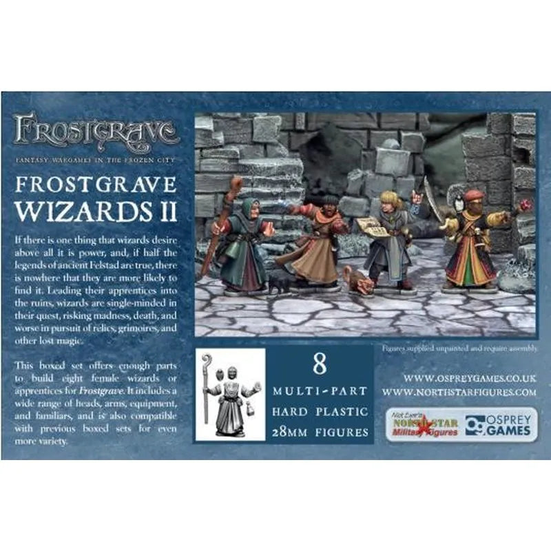 Frostgrave Female Wizards - 8 Figuren-Northstar Figures-Radaddel