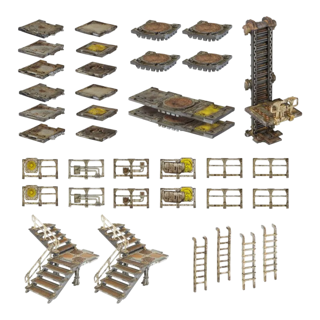 Necromunda: Zone Mortalis Platforms & Stairs-Games Workshop-Radaddel