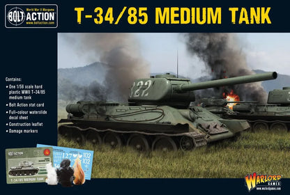 T-34/85 Medium Tank (plastic)-Warlord Games-Radaddel