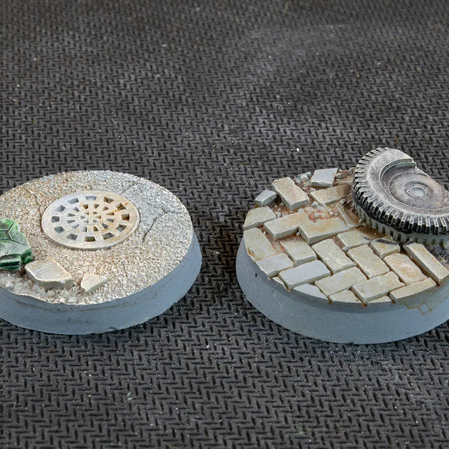 Round Urban Warfare Bases 32mm (x8)-Gamers Grass-Radaddel