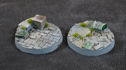 Round Urban Warfare Bases 40mm (x5)-Gamers Grass-Radaddel