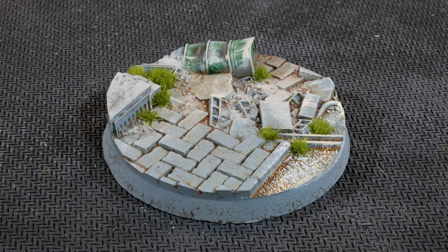Round Urban Warfare Bases 50mm (x3)-Gamers Grass-Radaddel