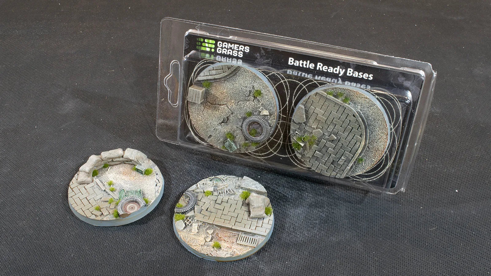 Round Urban Warfare Bases 60mm (x2)-Gamers Grass-Radaddel