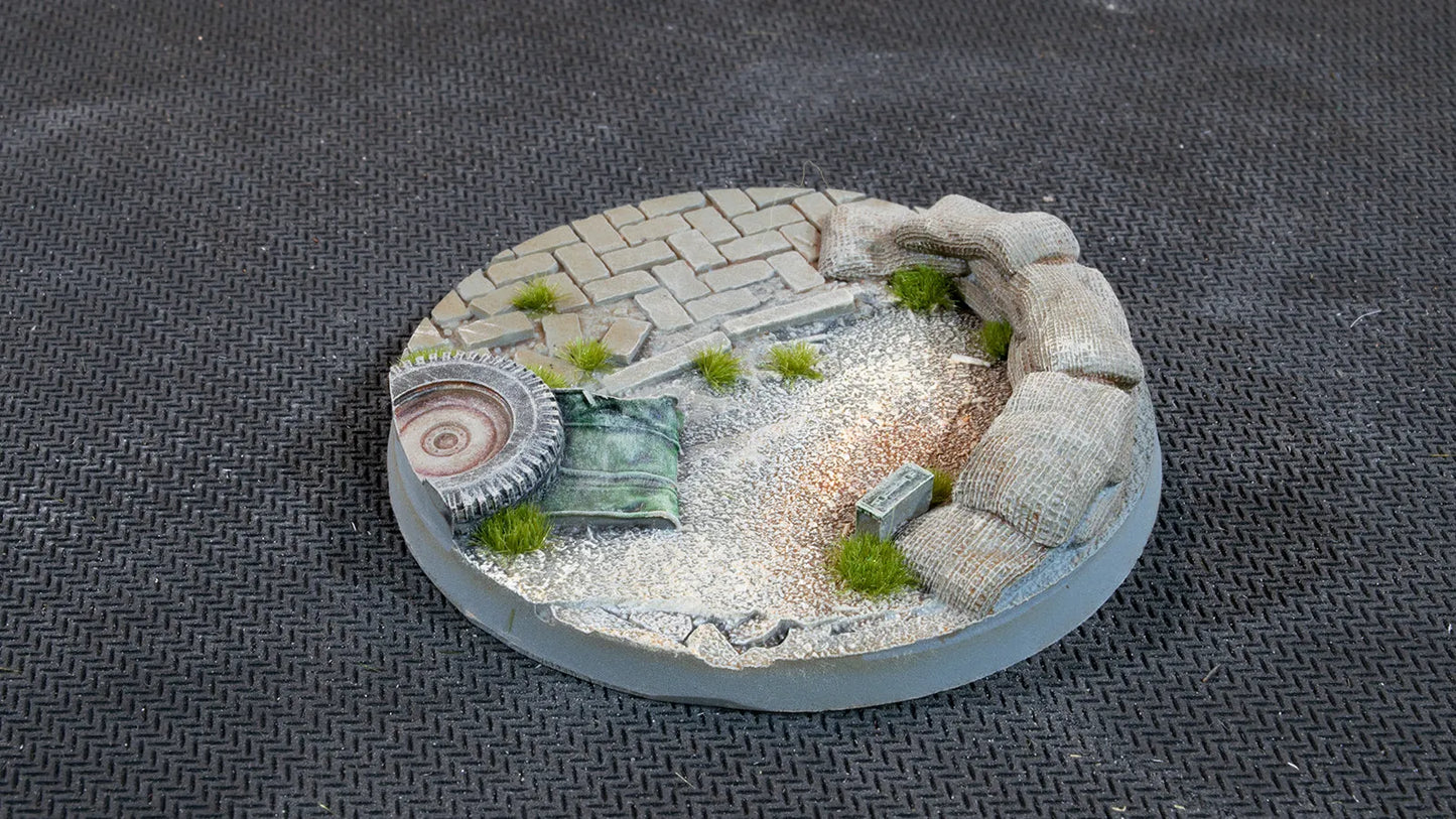 Round Urban Warfare Bases 60mm (x2)-Gamers Grass-Radaddel