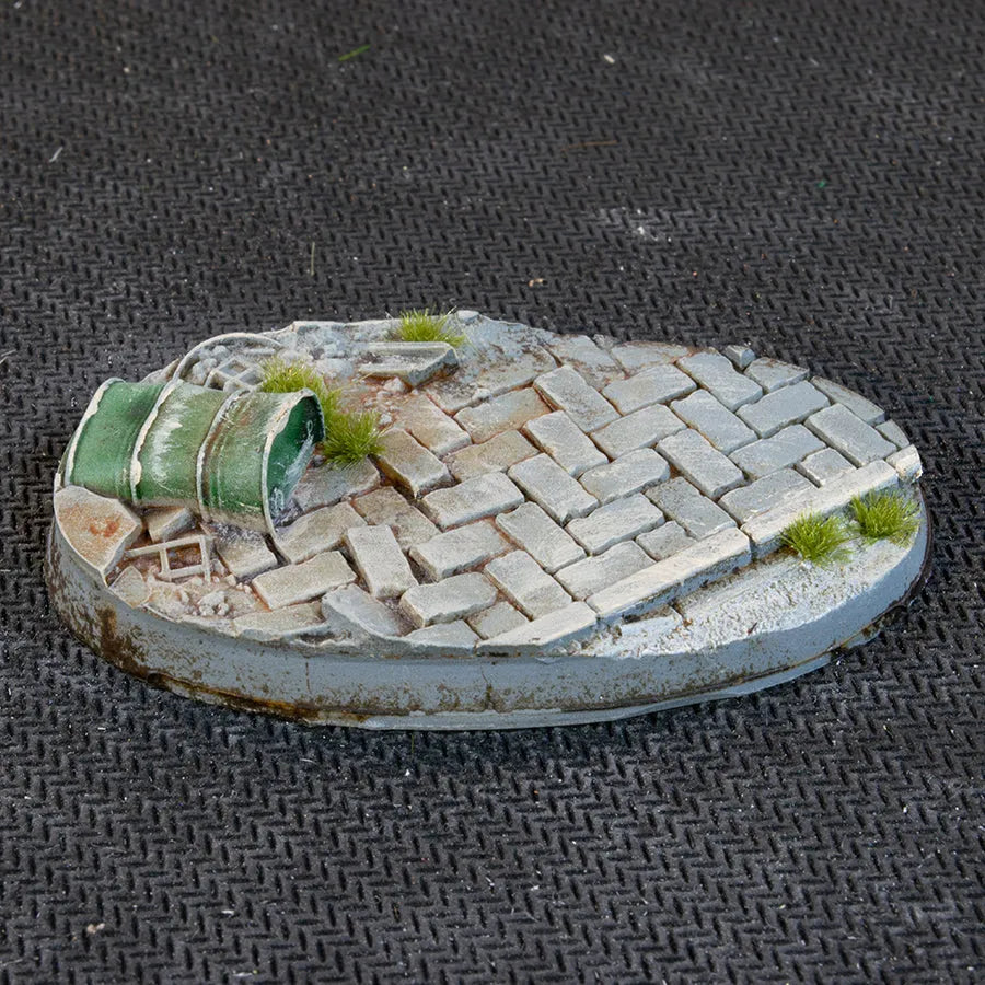 Ovale Urban Warfare Bases 60mm (x4)-Gamers Grass-Radaddel