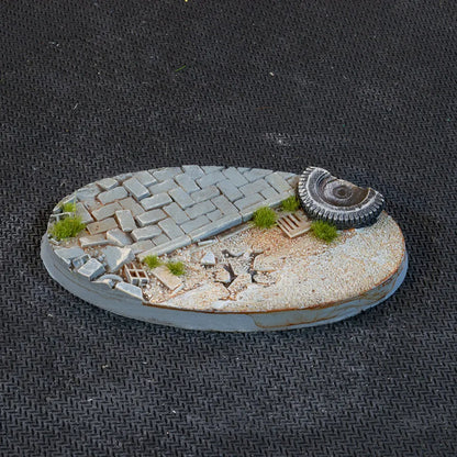 Ovale Urban Warfare Bases 75mm (x3)-Gamers Grass-Radaddel