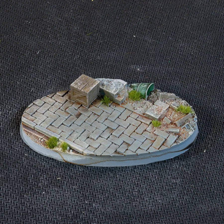 Ovale Urban Warfare Bases 75mm (x3)-Gamers Grass-Radaddel