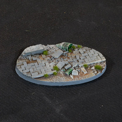 Ovale Urban Warfare Bases 90mm (x2)-Gamers Grass-Radaddel
