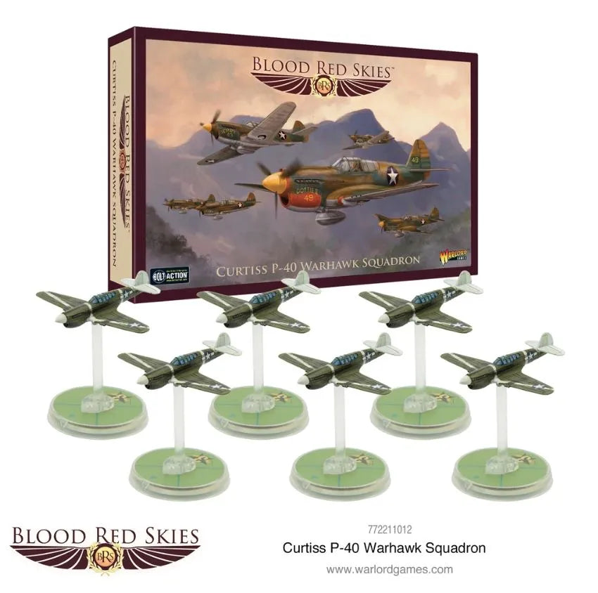 Curtiss P-40 Warhawk squadron-Warlord Games-Radaddel