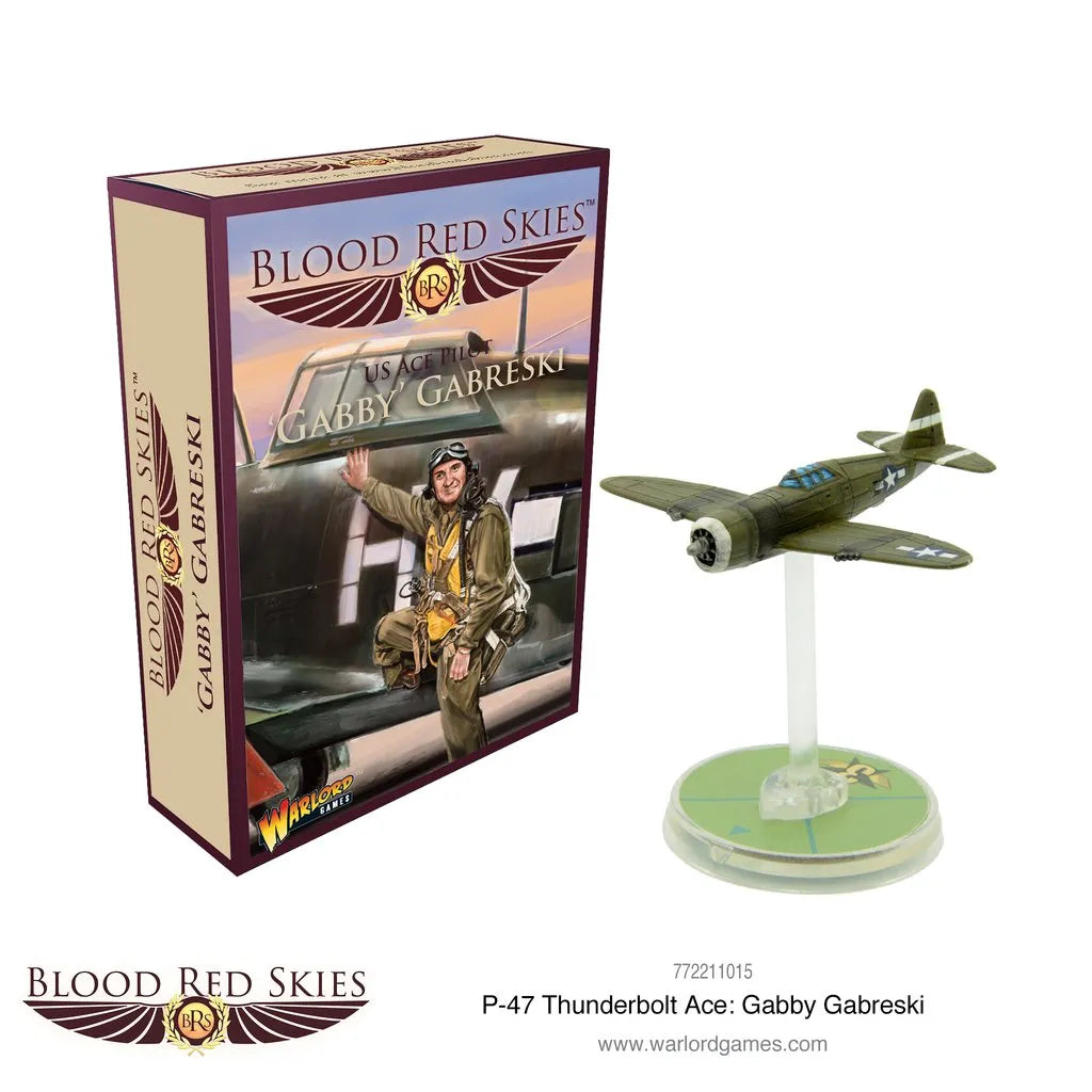 P-47 Thunderbolt Ace Gabby Gabreski-Warlord Games-Radaddel