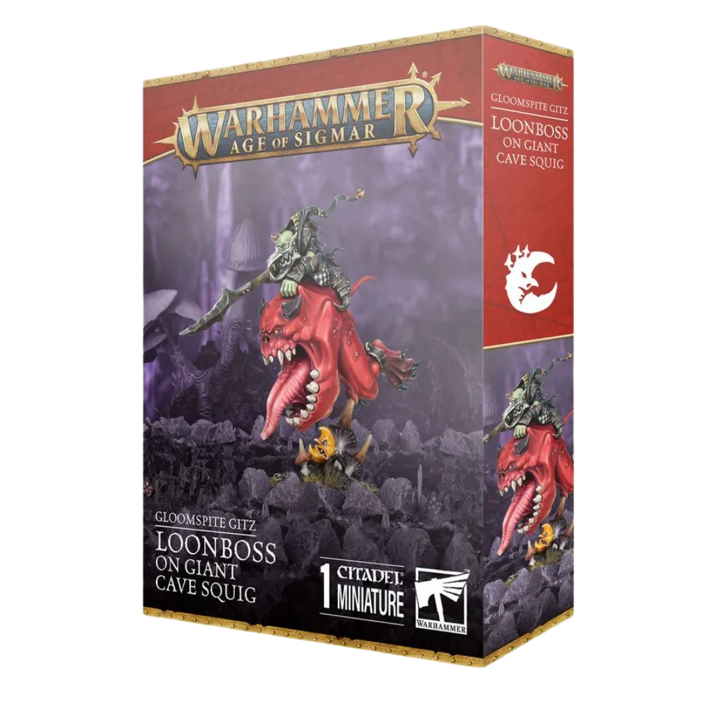 Gloomspite Gitz: Loonboss on Giant Cave Squig-Games Workshop-Radaddel