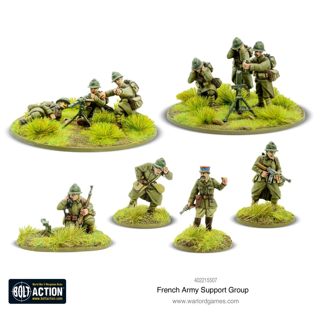 French Army Support Group-Warlord Games-Radaddel