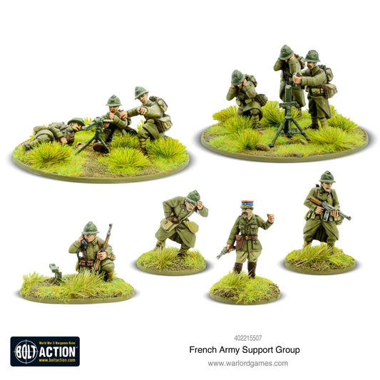 French Army Support Group-Warlord Games-Radaddel