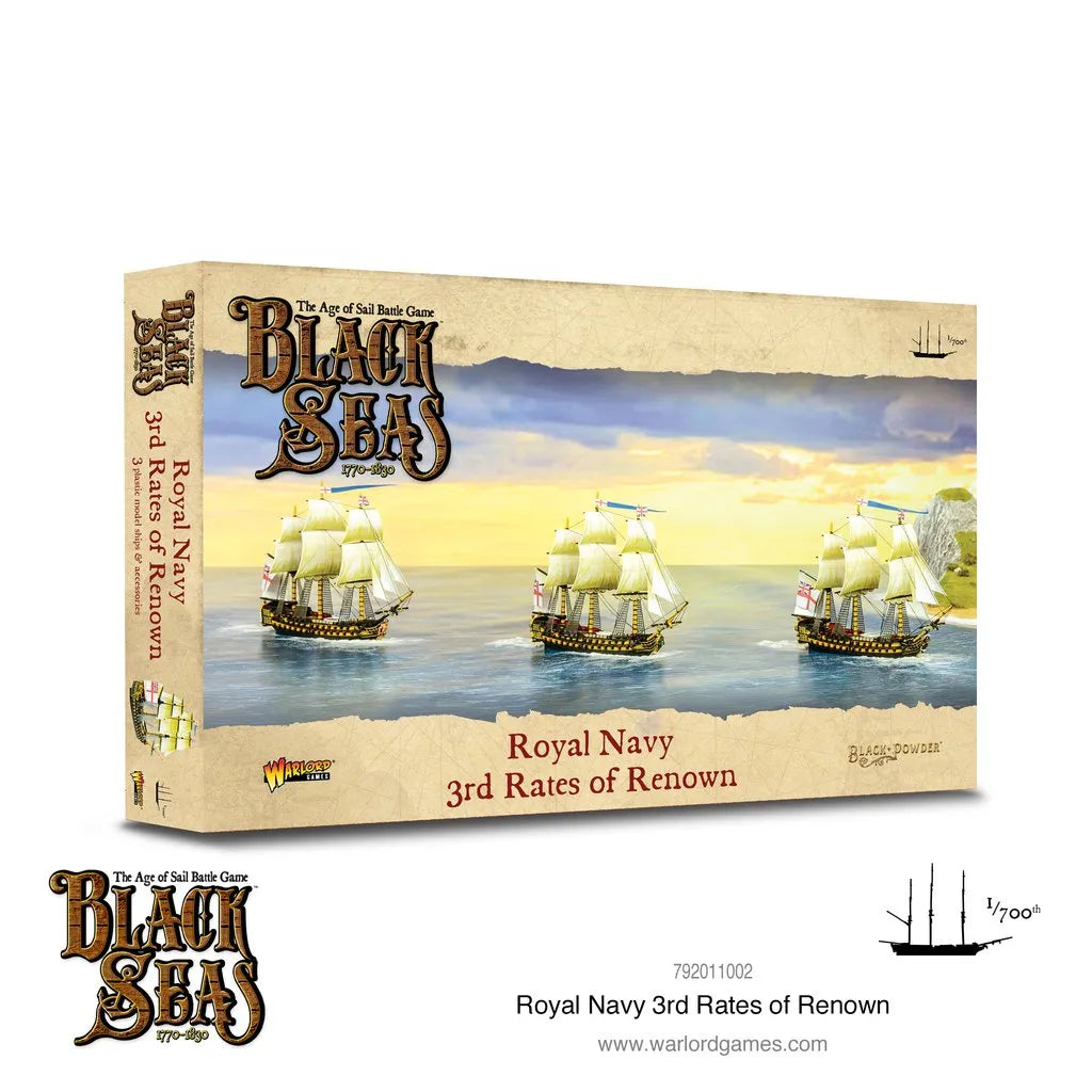 Royal Navy 3rd Rates of Renown-Warlord Games-Radaddel