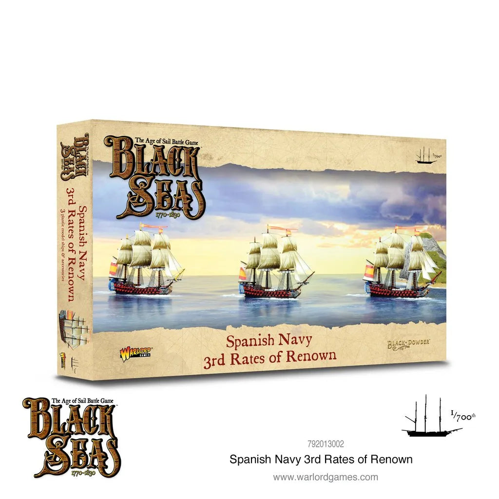 Spanish Navy 3rd Rates of Renown-Warlord Games-Radaddel