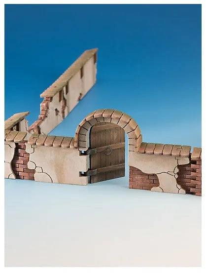 Cabans Mauern mit Tür 1-Freebooter Miniatures-Radaddel