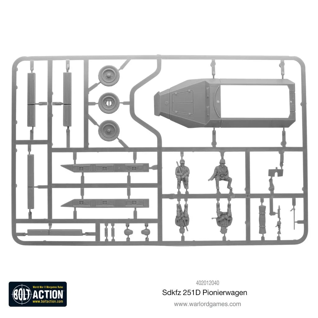 Sd.Kfz 251 D Pionierwagen-Warlord Games-Radaddel