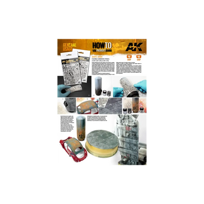 Flexible Airbrush Stencil 1-20 1-24 1-35-AK-Interactive-Radaddel