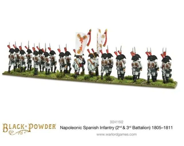 Napoleonic Spanish Infantry (2nd & 3rd Battalions) 1805-1811-Warlord Games-Radaddel