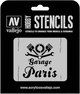 Vintage Garage Sign Stencil-Vallejo-Radaddel