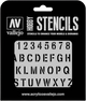 Stamp Font Stencil-Vallejo-Radaddel