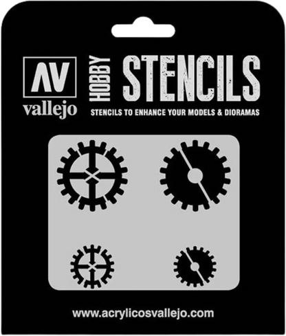 Gear Markings Stencil-Vallejo-Radaddel