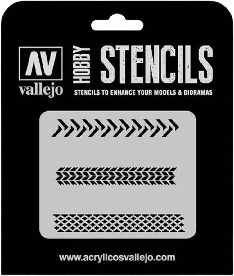 Tyre Markings Stencil-Vallejo-Radaddel
