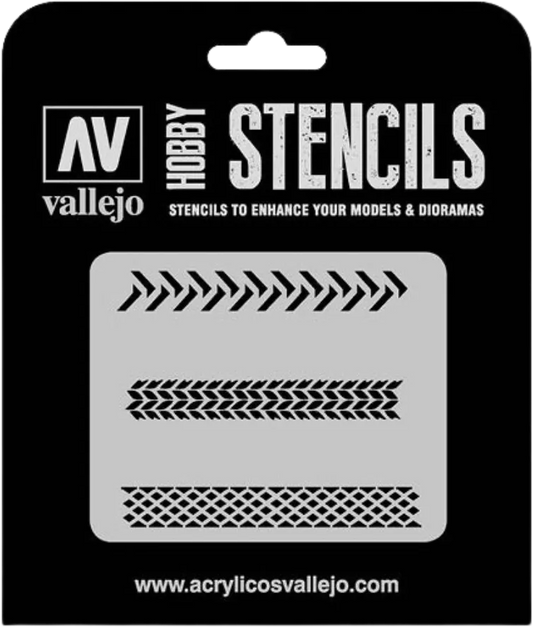 Tyre Markings Stencil-Vallejo-Radaddel