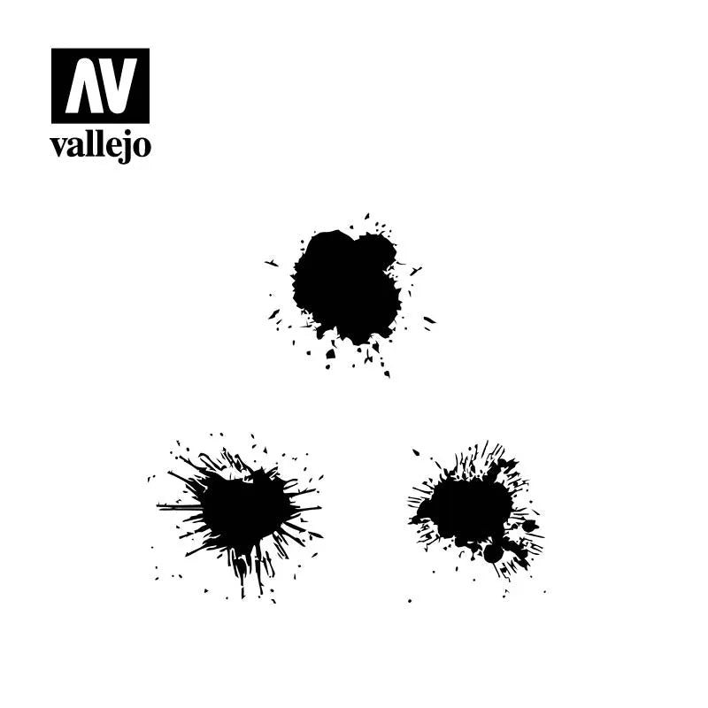 Paint Stains Stencil-Vallejo-Radaddel