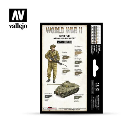 Model Color: WWII British Armour & Infantry-Vallejo-Radaddel