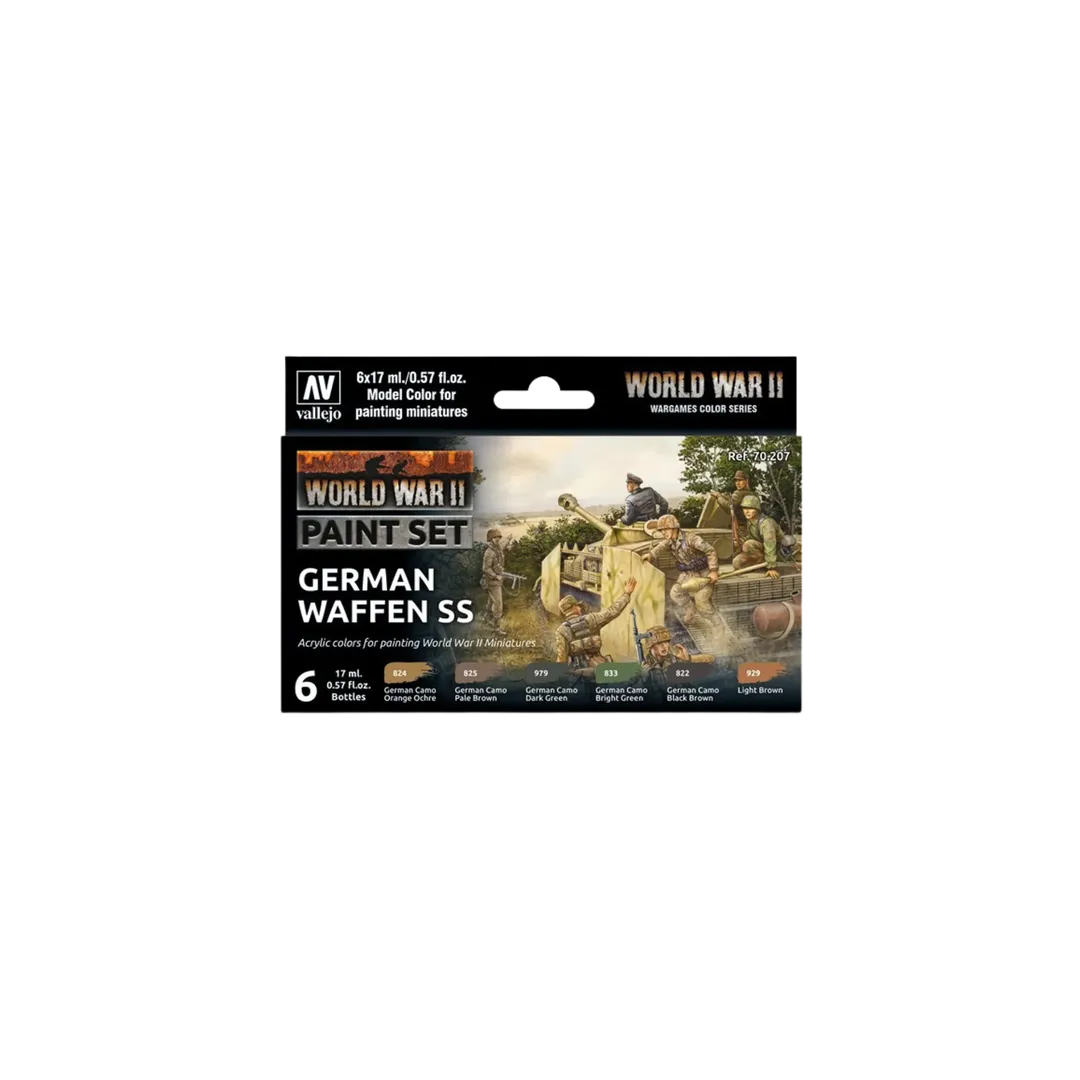 Model Color: WWII German Waffen SS-Vallejo-Radaddel