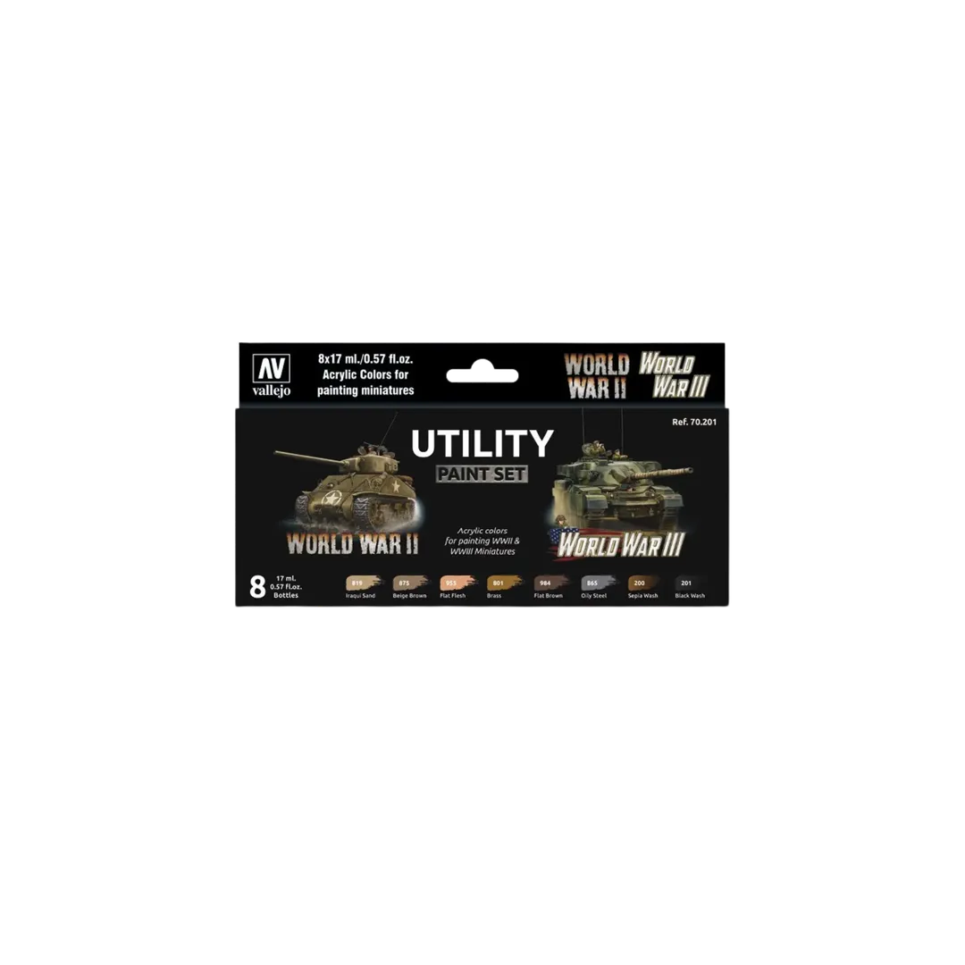 Model Color: Utility Paint Set-Vallejo-Radaddel