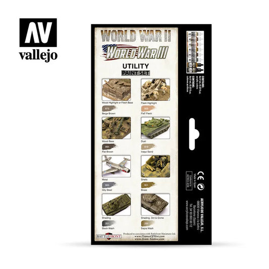 Model Color: Utility Paint Set-Vallejo-Radaddel