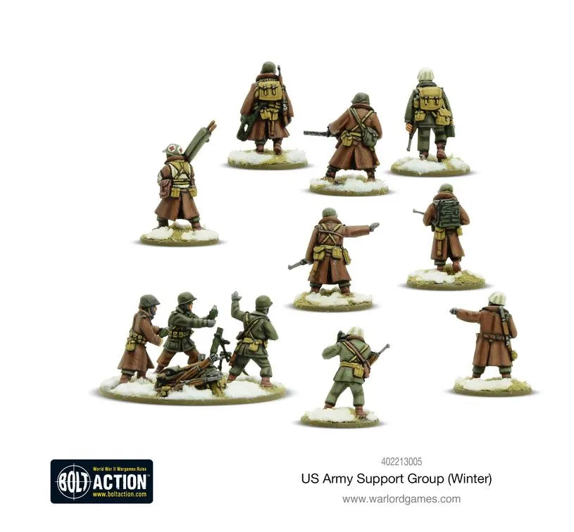 US Army (Winter) Support Group-Warlord Games-Radaddel