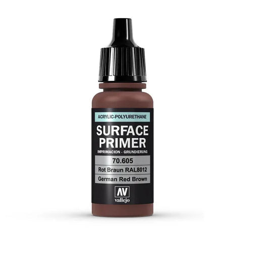 Vallejo Surface Primer Ger Red Brown 17 ml 70605-Vallejo-Radaddel
