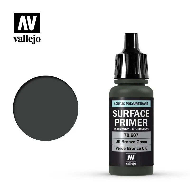 Vallejo Surface Primer UK Bronze Green 17 ml 70607-Vallejo-Radaddel